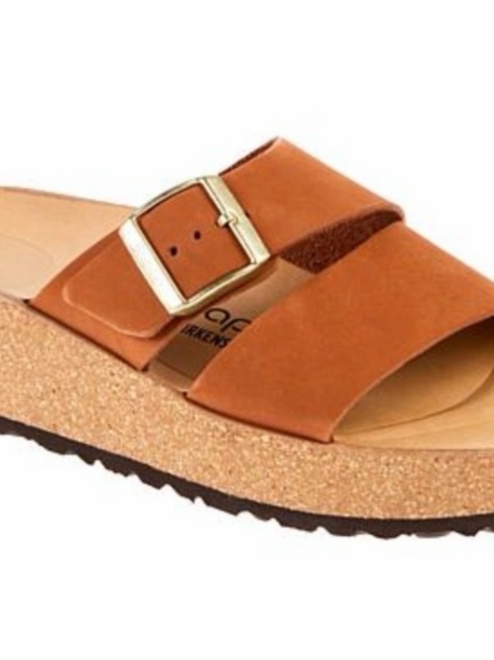 Papillio by‎ Birkenstock Almina Nubuck Platform Sandal 39 EU Pecan Leather - Picture 7 of 7